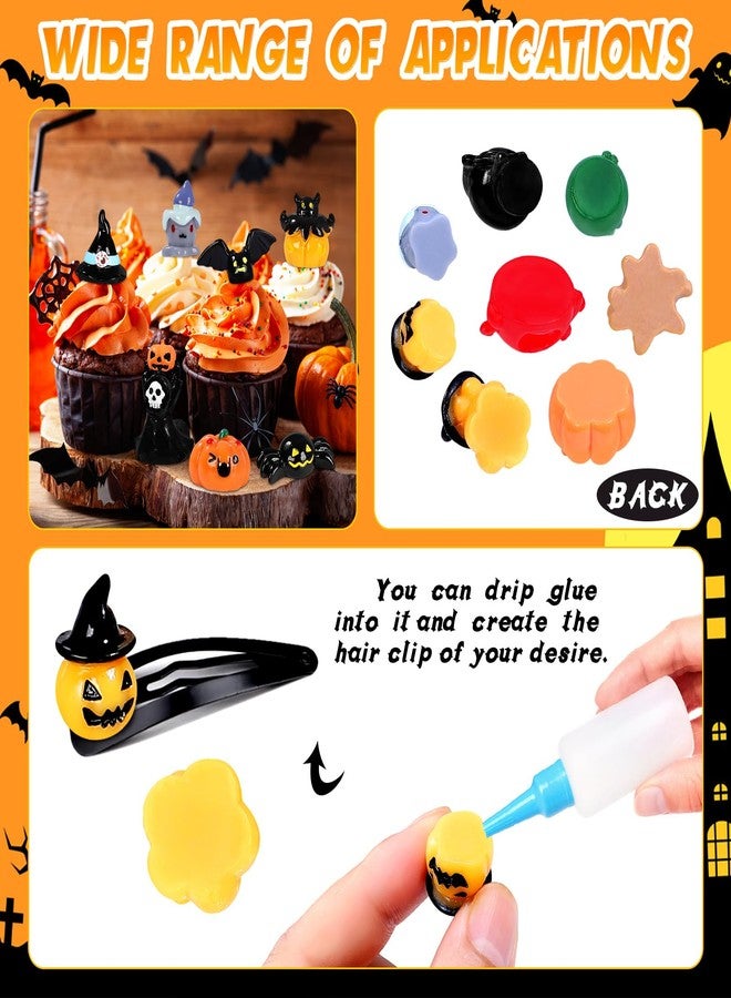 EKisemio 36PCS Halloween Resin Figurines Set - Bulk Mini Pumpkin Ghost & Animal Decor for Spooky Fairy Gardens Haunted House Displays Party Favors and Outdoor Decorations - Image 4
